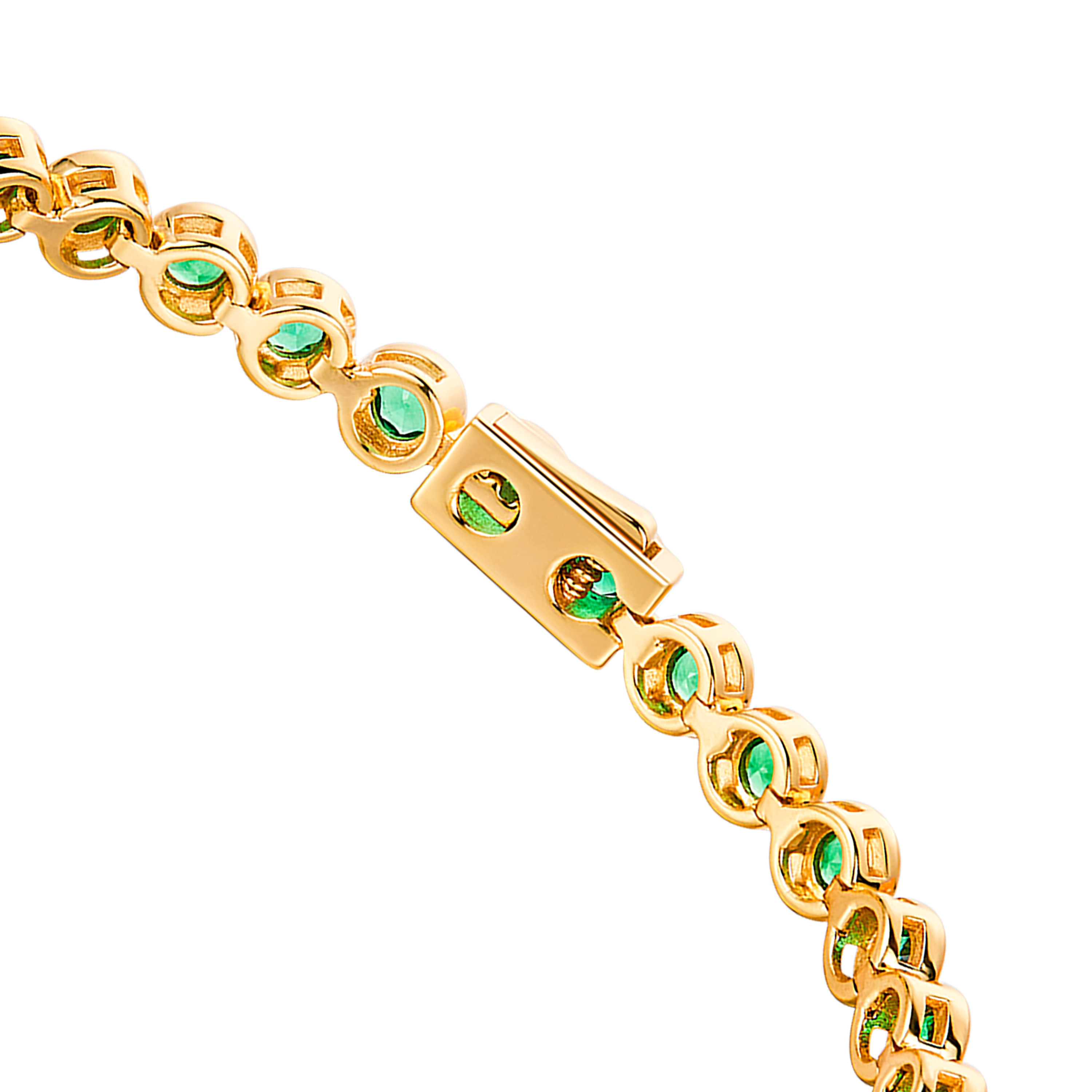 Love Wins Green Cubic Zirconia Tennis Bracelet (Sterling Sliver, Gold Plated) - BLACK BY BLUE BRAVE