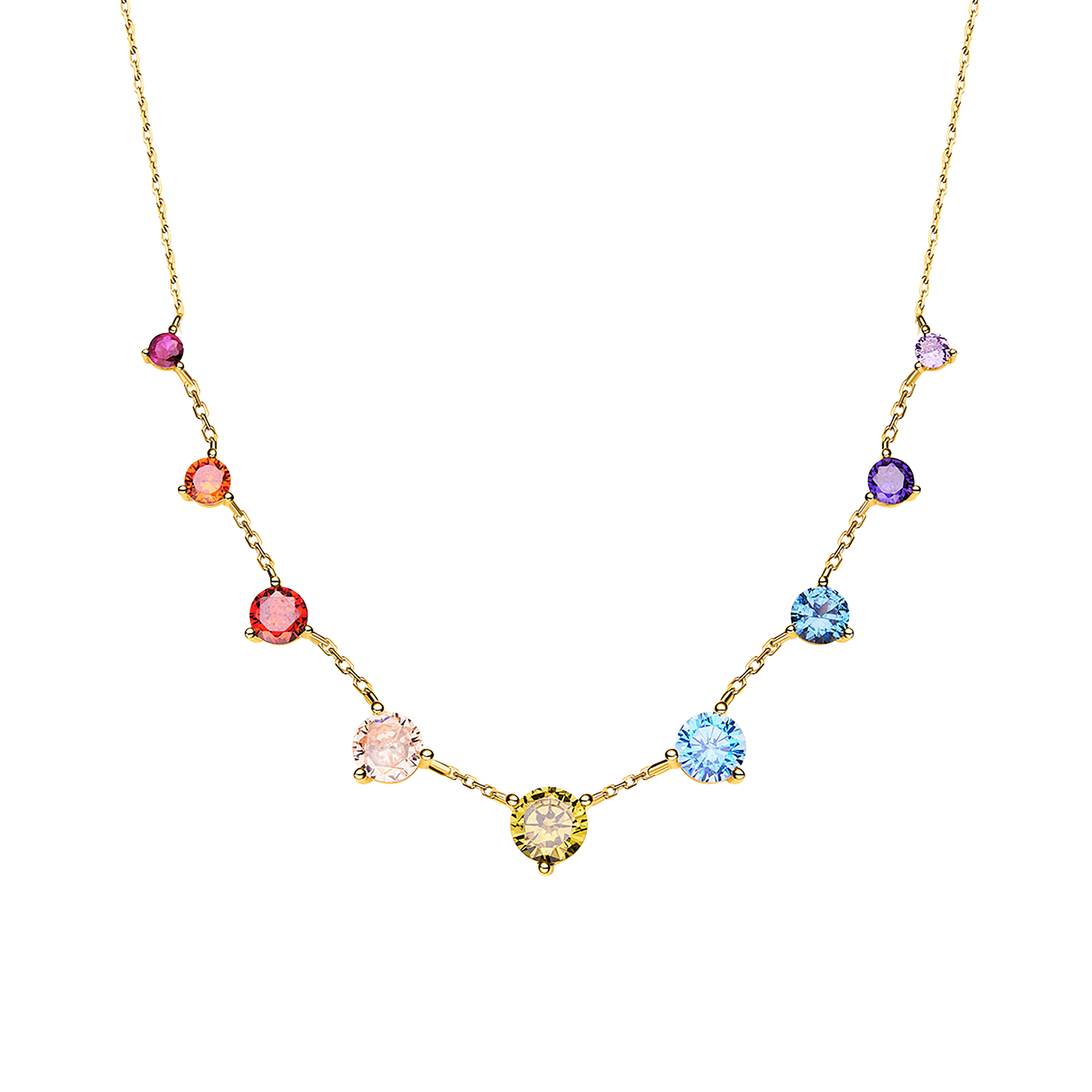 Love Wins Necklace Sterling Sliver Plating Gold 450mm - BLACK BY BLUE BRAVE