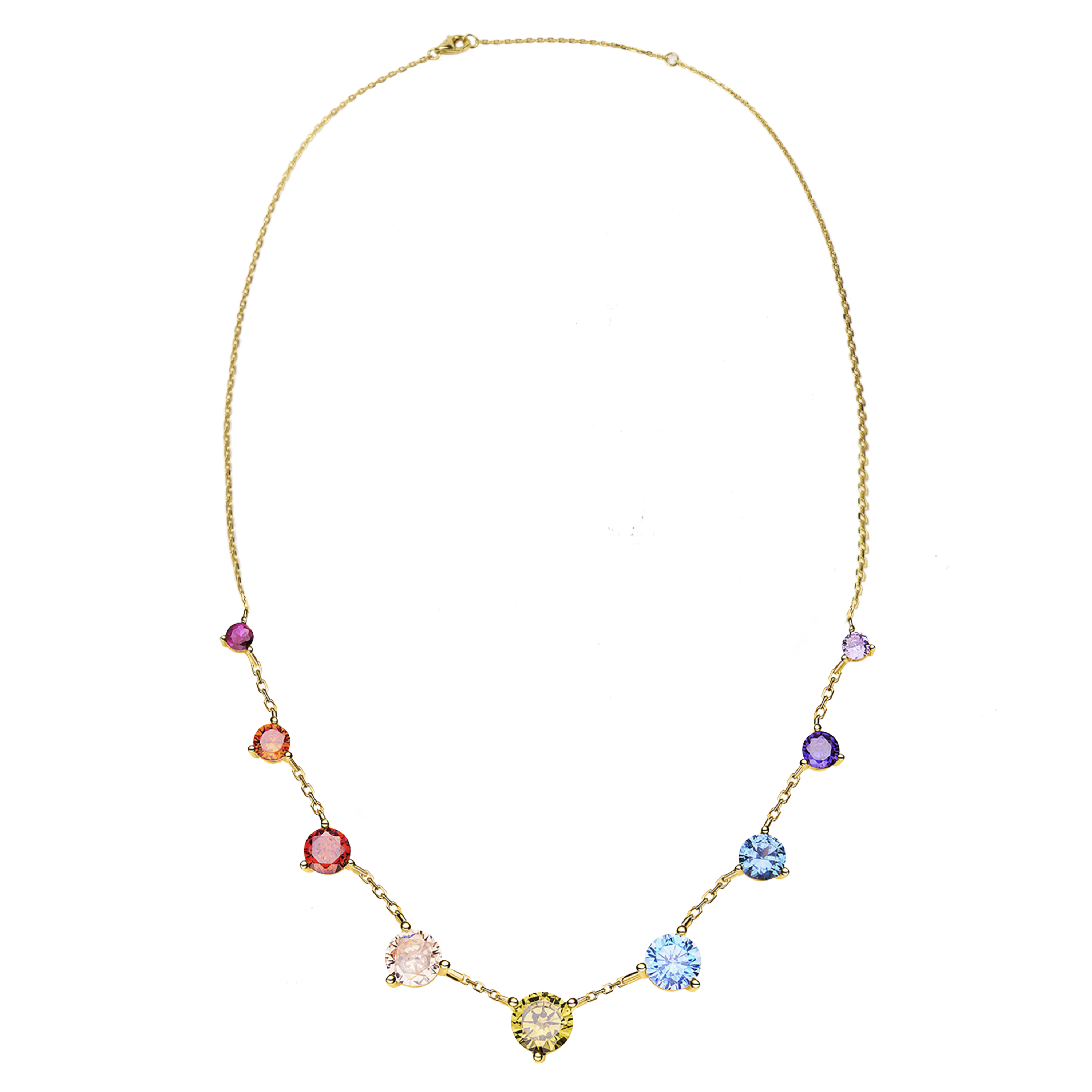 Love Wins Necklace Sterling Sliver Plating Gold 450mm - BLACK BY BLUE BRAVE