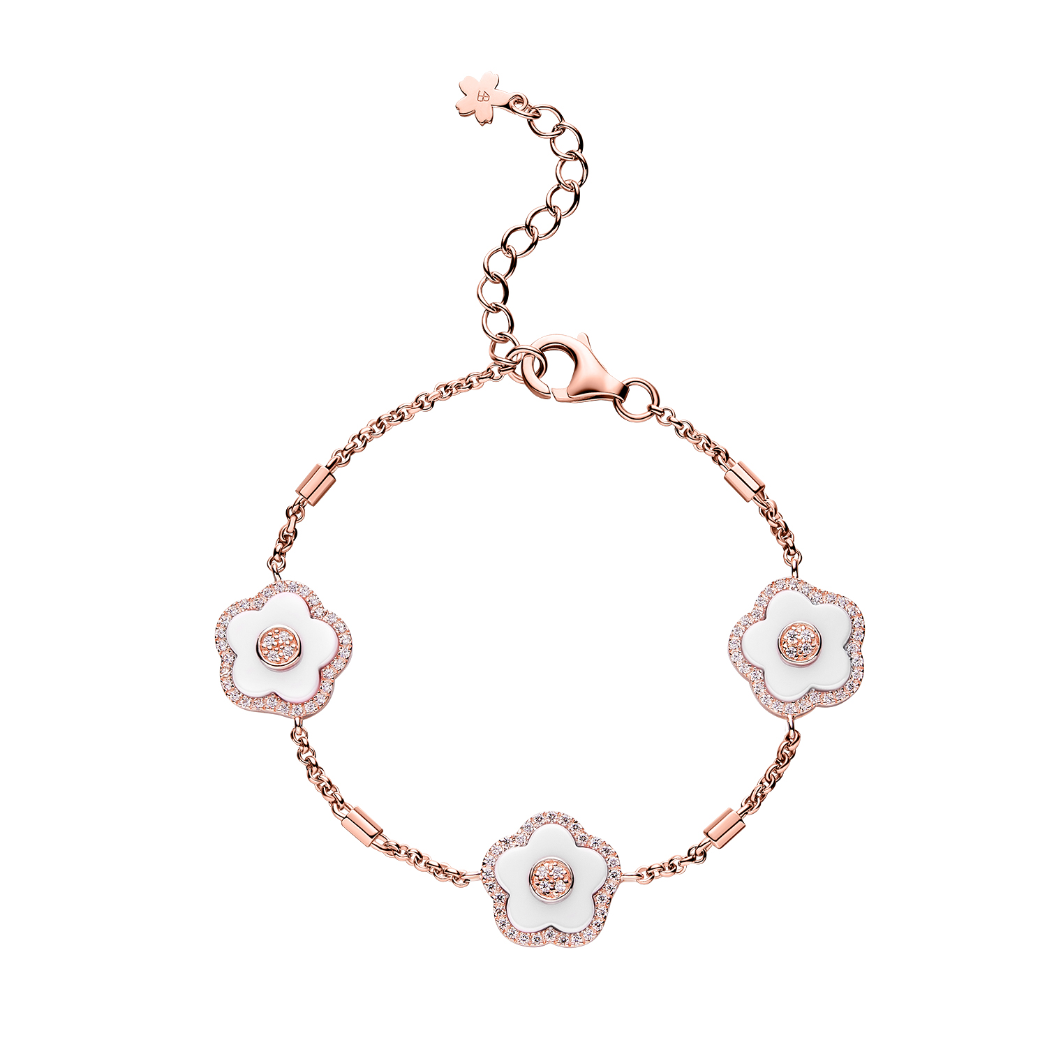 Jewelry Bracelet-Cherry Blossom White Bracelet