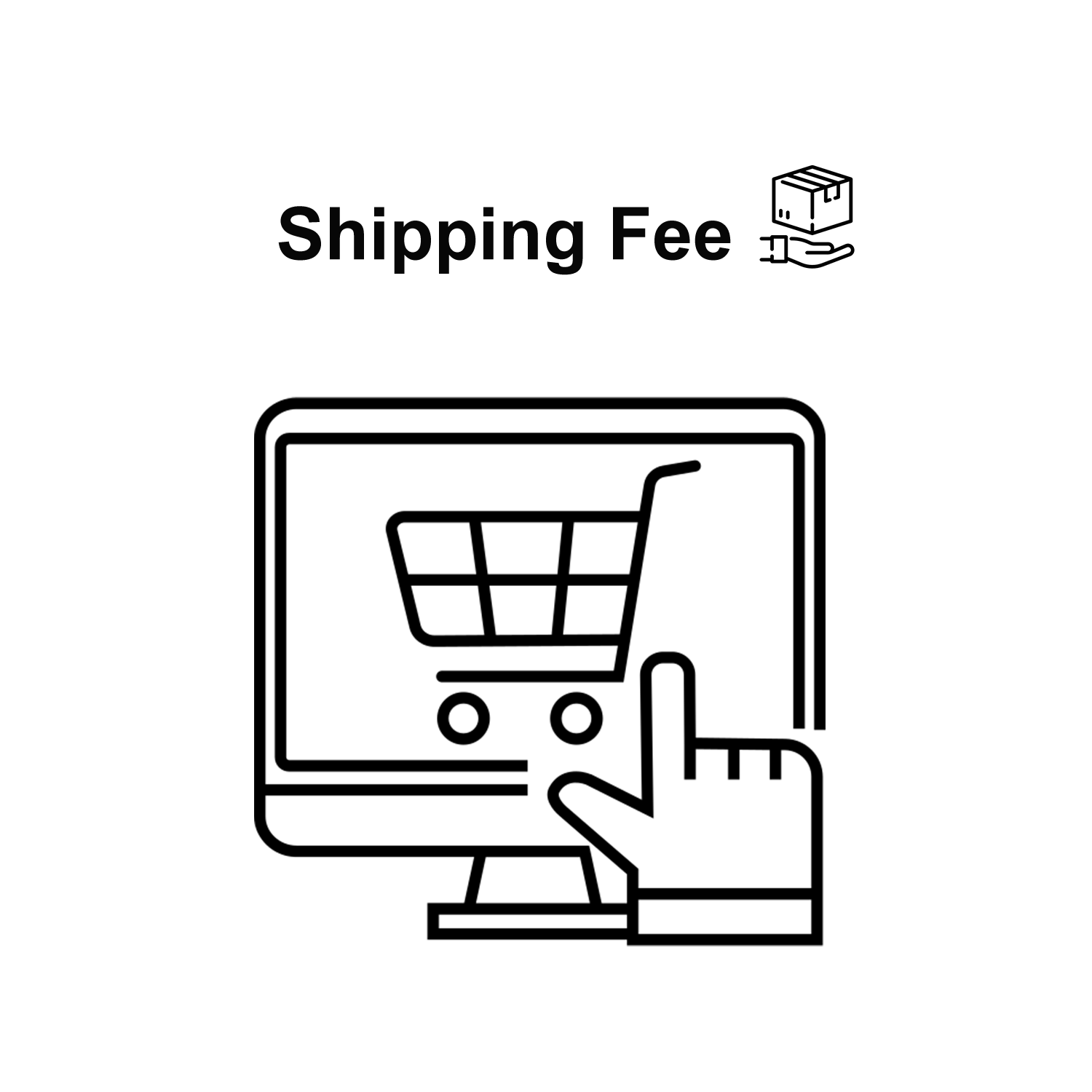 SHIPPING FEE - BLACK BY BLUE BRAVE